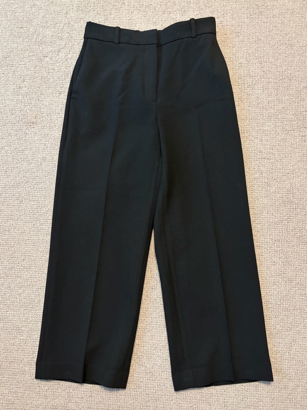 Aritzia Babaton Black Wide-Leg Trousers (Size 4)